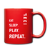 Eat Sleep Play Repeat Full Color Mug